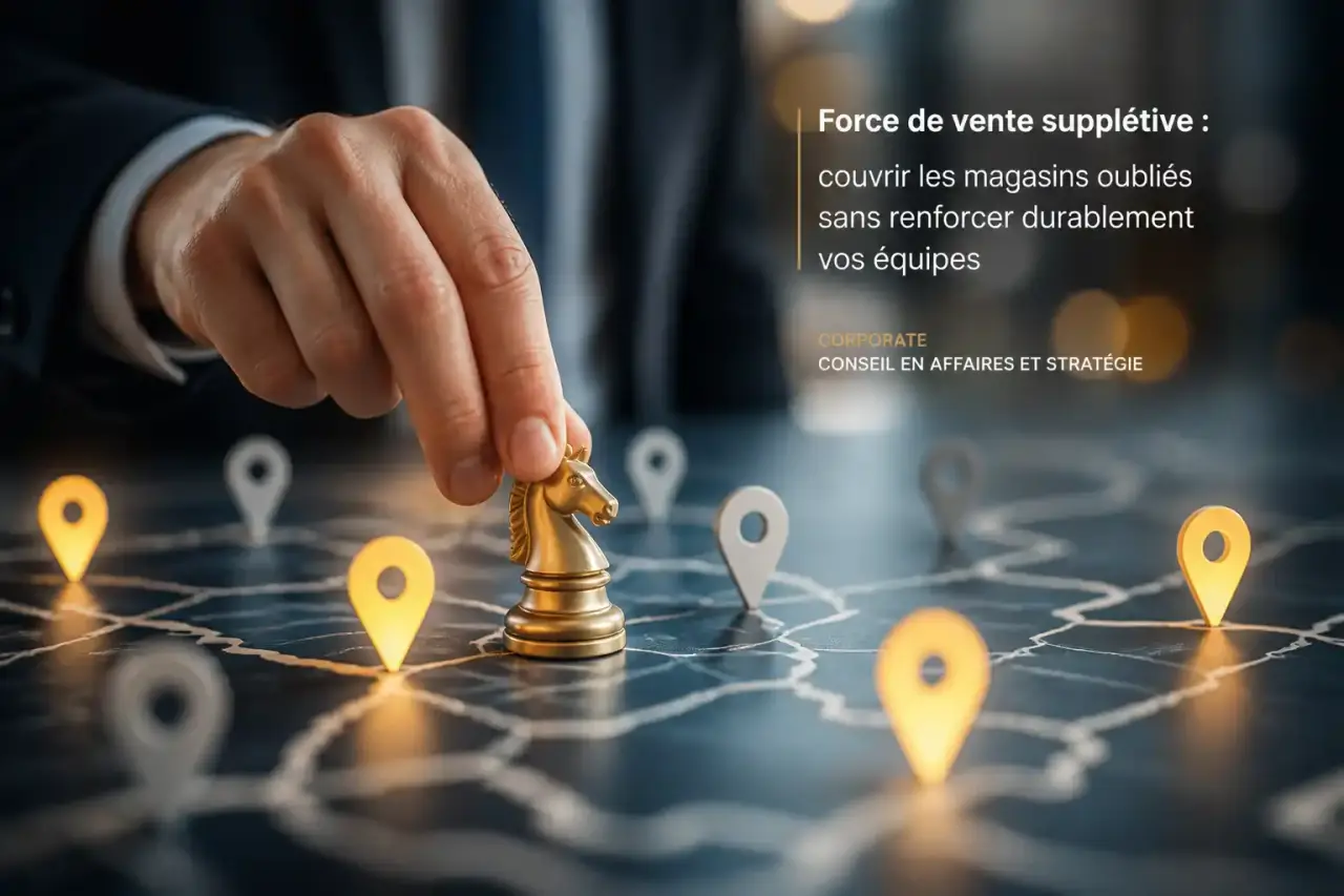 Force de vente supplétive : couvrir les magasins oubliés sans renforcer durablement vos équipes