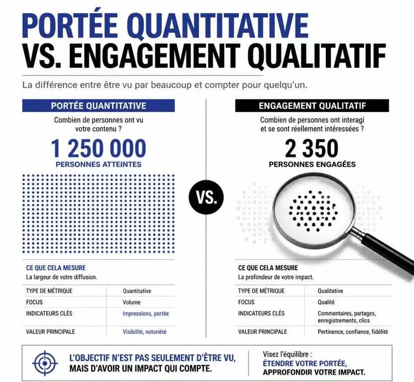 Analyse de l'engagement qualitatif pour mesurer l'efficacité des canaux de communication interne